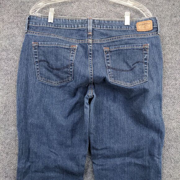 Levi's Women's Signature Jeans Blue 14 Long Low Rise Bootcut Denim Pockets - Picture 5 of 12